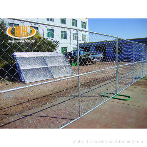 Temporary Removable Fencing galvanized construction movable chain link mesh Manufactory